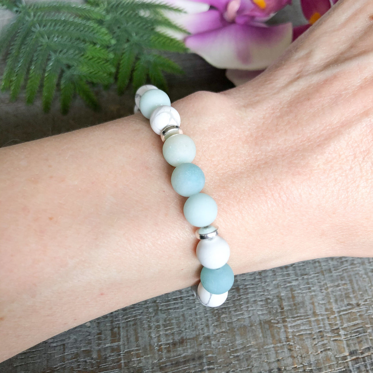 Howlite bracelet anxiety sale