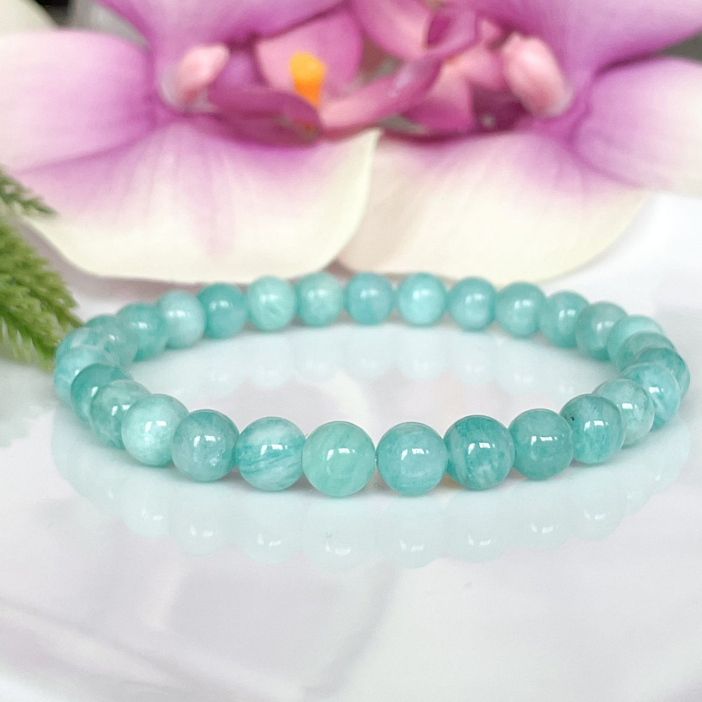 6mm Peruvian Amazonite Bracelett