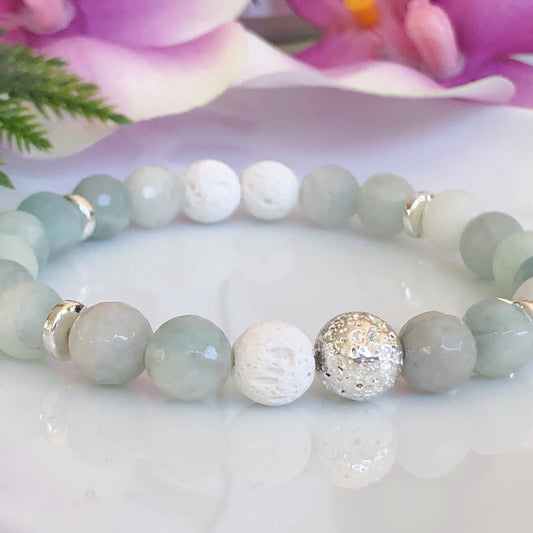 Aquamarine Essential Oil Diffuser Bracelet