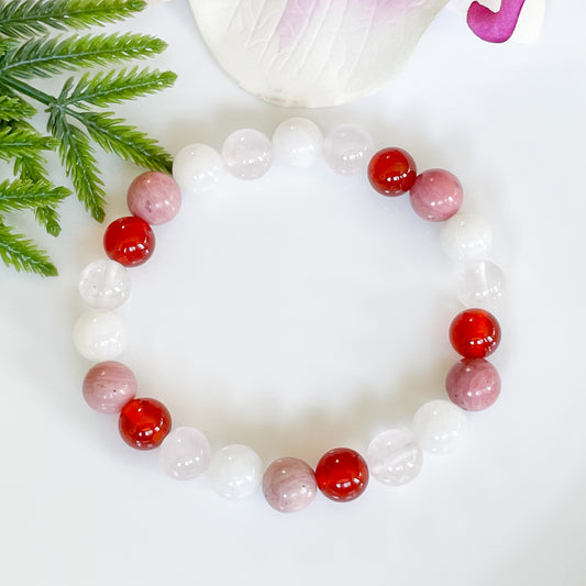 Cancer Zodiac Gemstone Bracelet