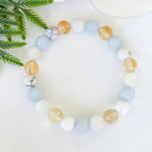 Gemini Zodiac Birthstone Crystal Bracelet