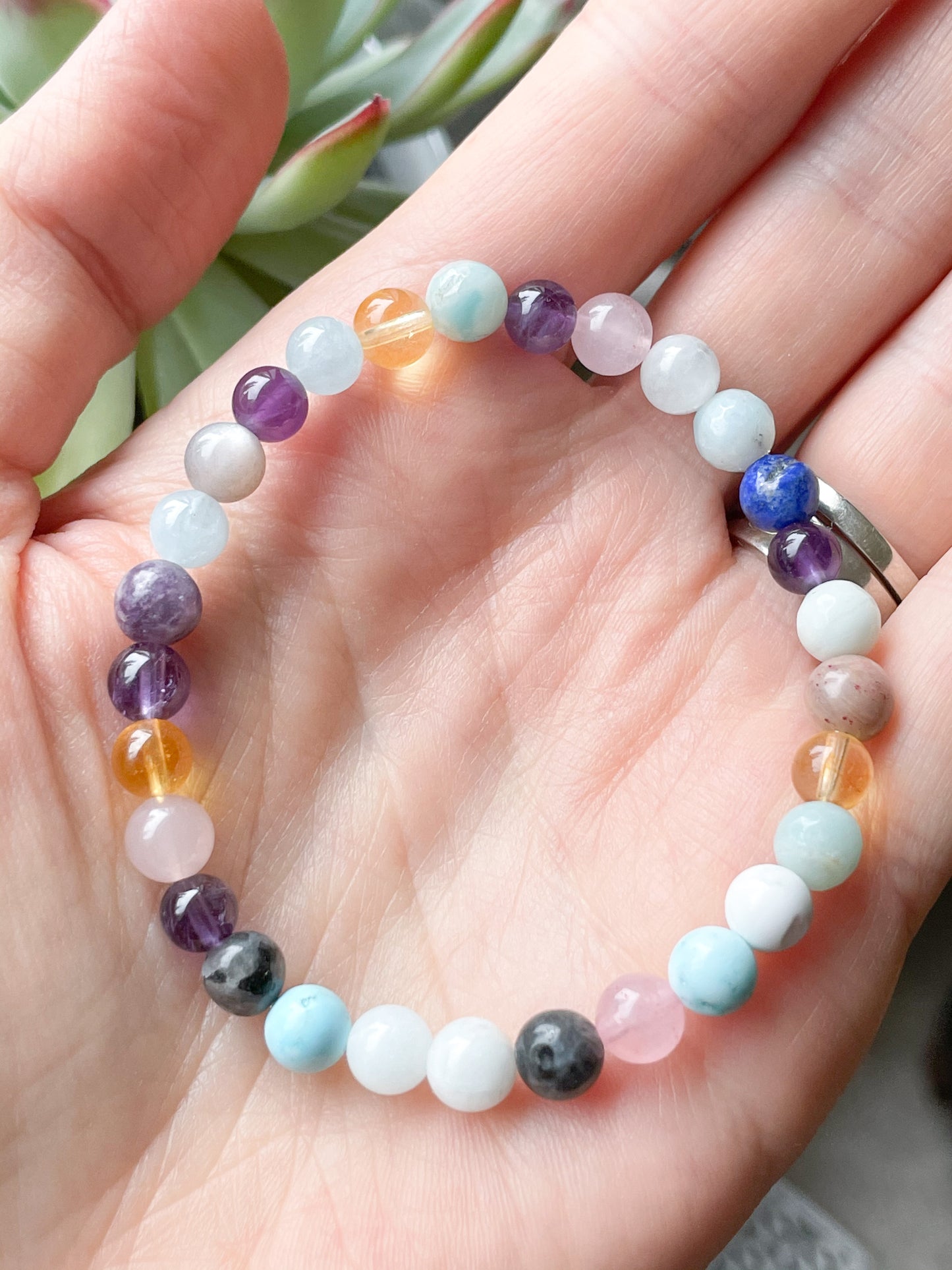 Imperfect Multi-Gemstone Bracelet