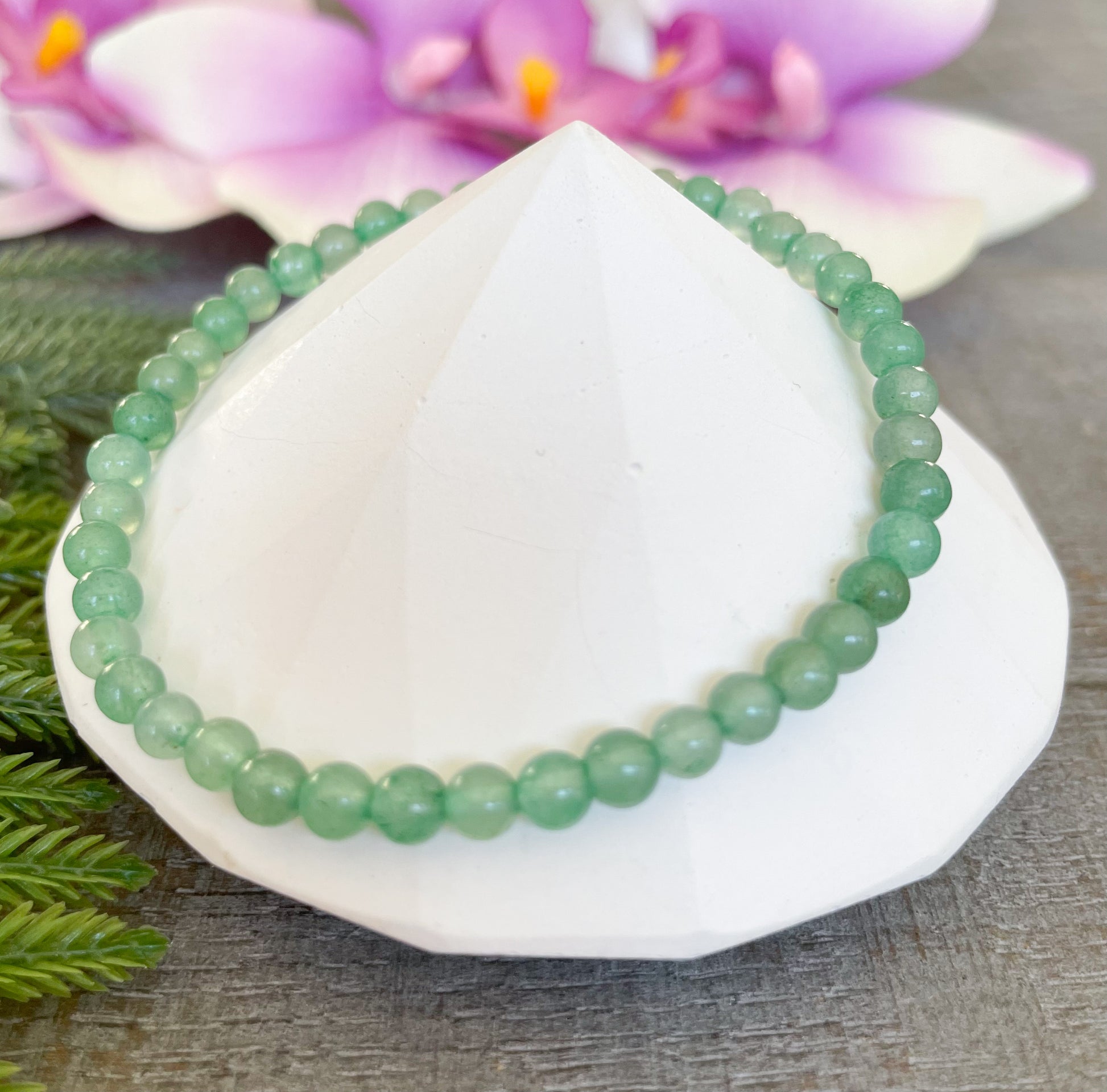 4mm Green Aventurine Healing Crystals Bracelet