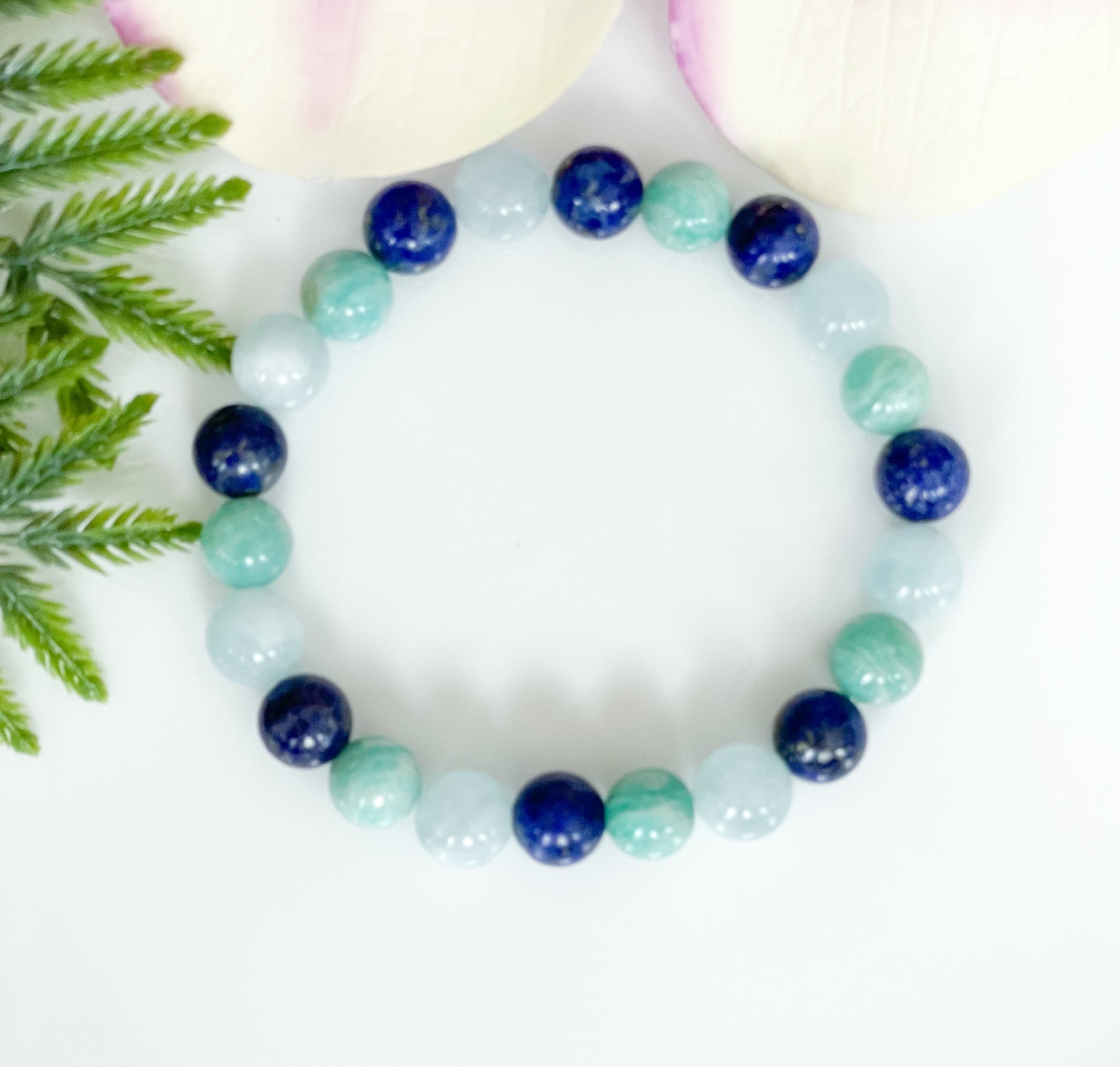 Throat Chakra Crystal Bracelet