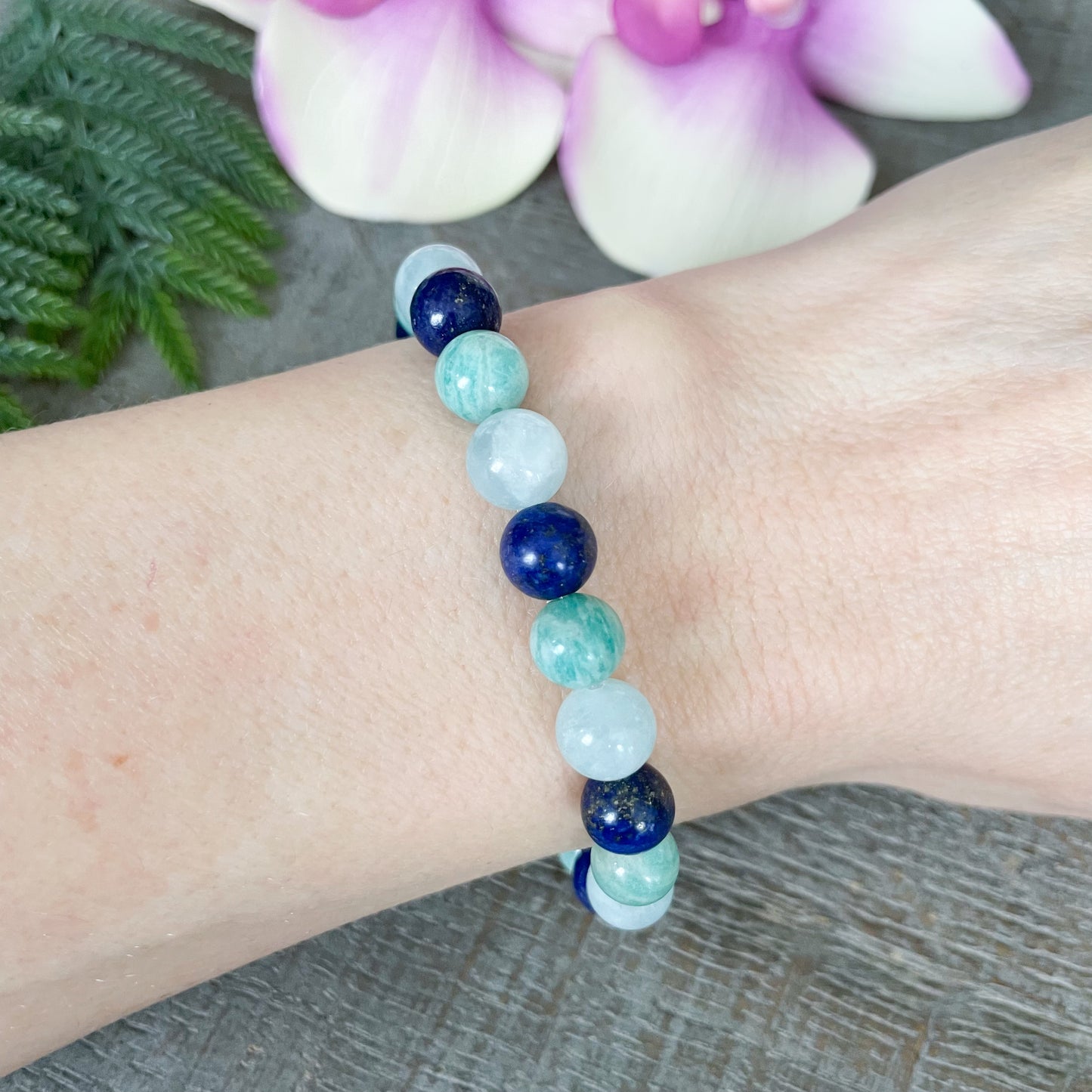 Throat Chakra Crystal Bracelet