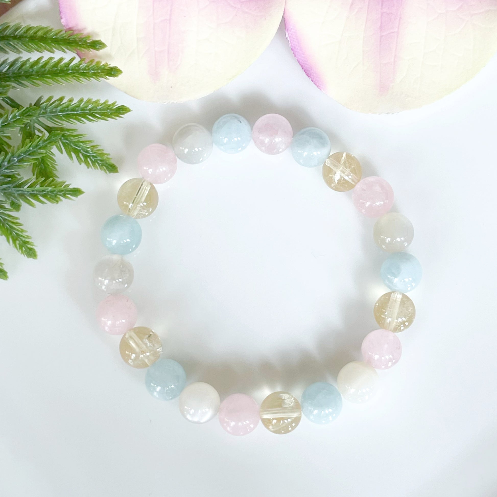 Libra Zodiac Gemstone Bracelet