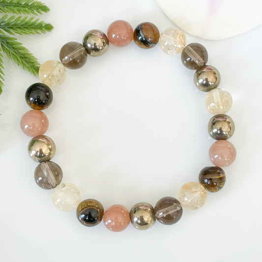 Solar Plexus Chakra Healing Crystal Bracelet