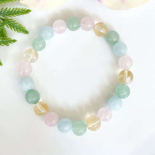 Taurus Zodiac Gemstone Bracelet