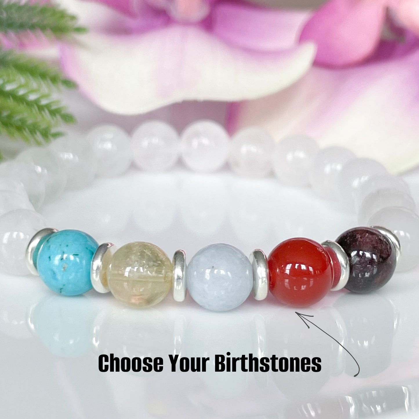 Custom Family Birthstone Bracelet