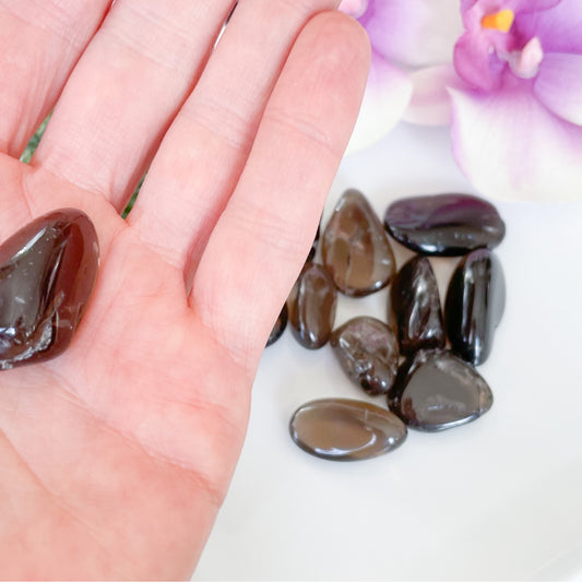 smoky quartz tumbled crystals
