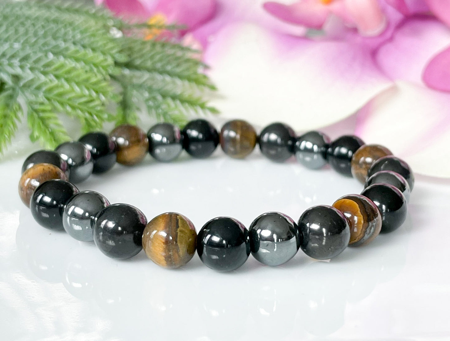 Anxiety Relief Gemstone Bracelet for Men