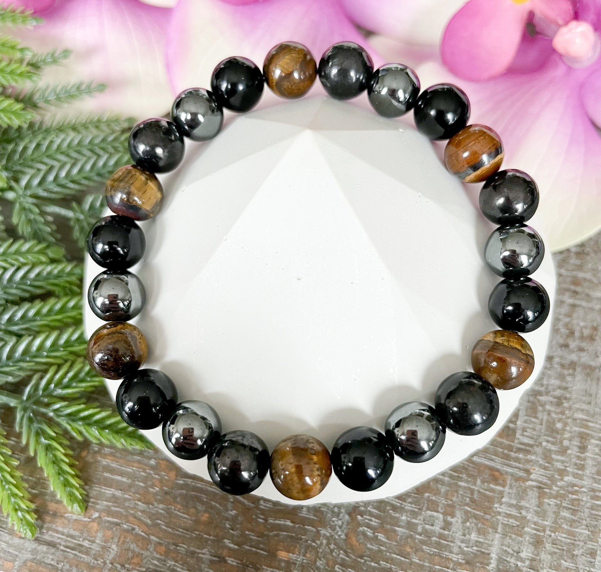 Anxiety Relief Gemstone Bracelet for Men