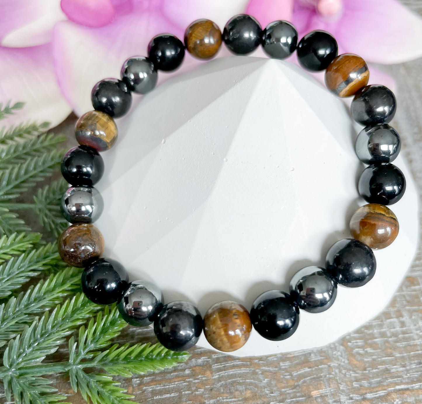 Anxiety Relief Gemstone Bracelet for Men