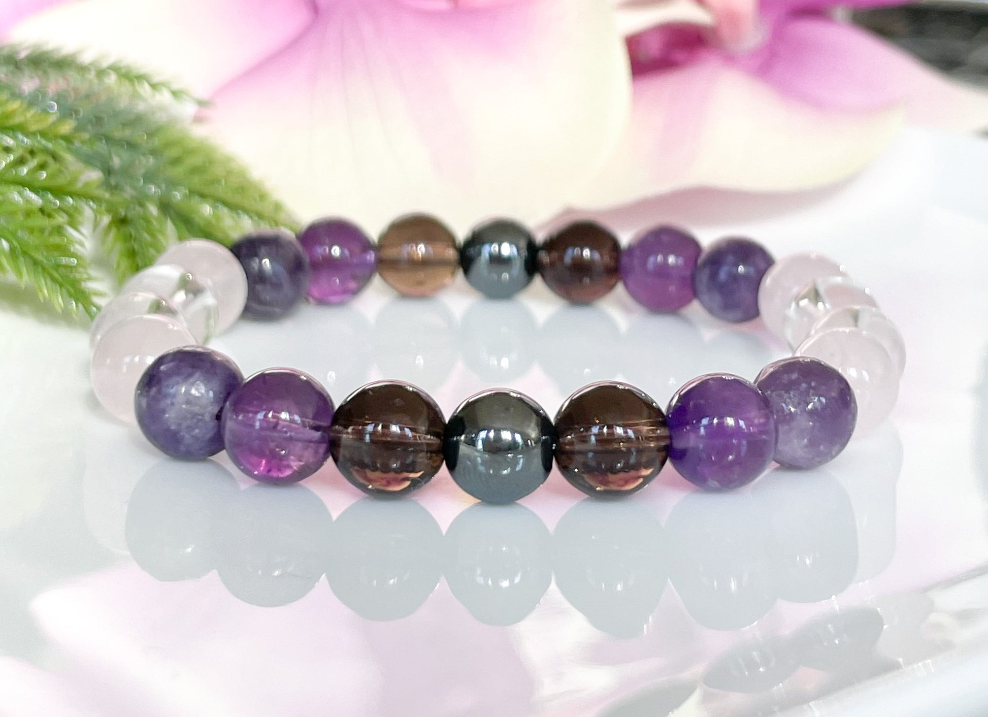 Anxiety Support and Stress Relief Crystal Bracelet