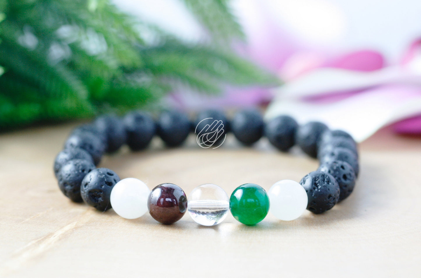 Birthstone Essential Oil Aromatherpy Bracelet