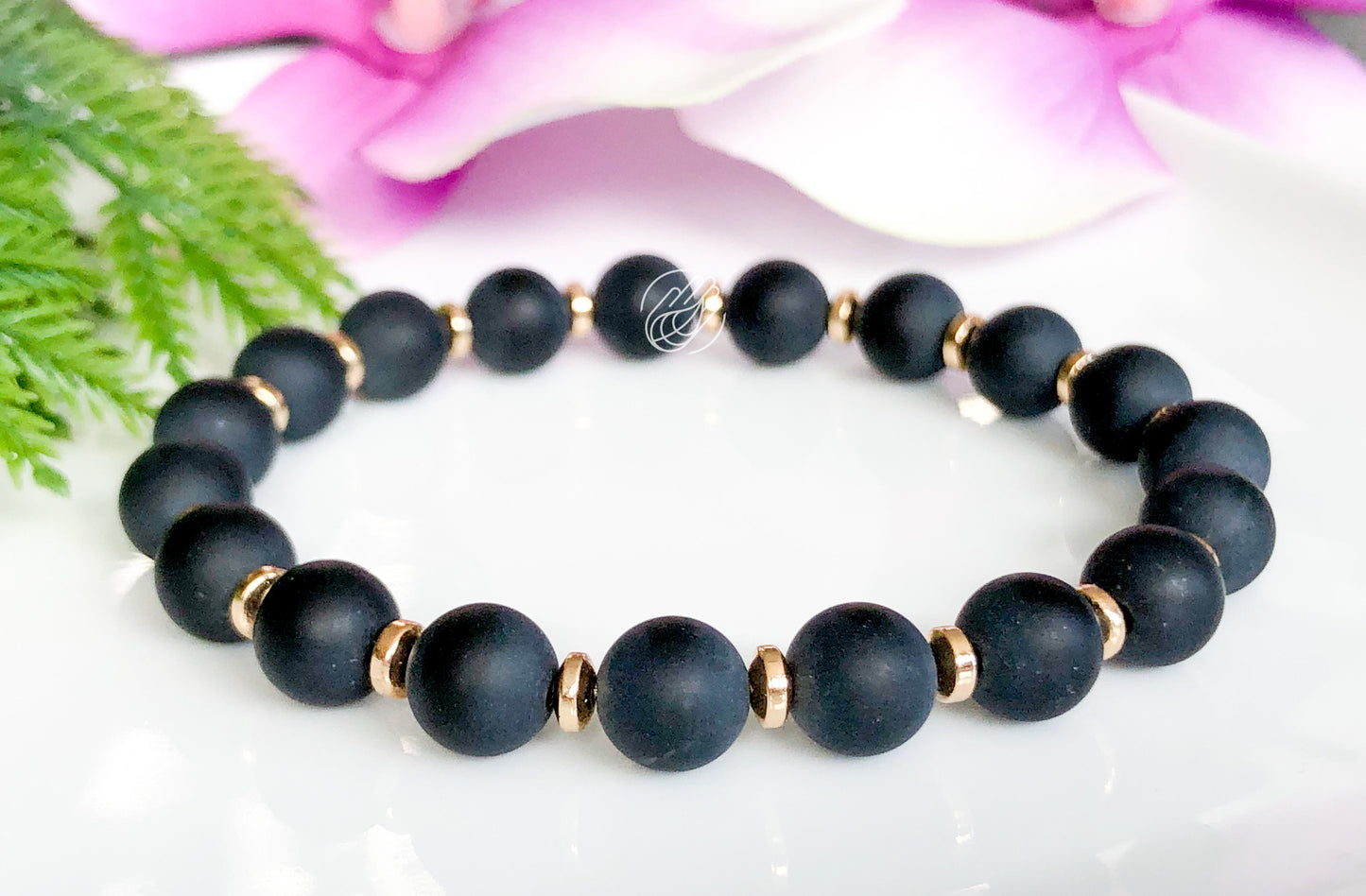 Black Onyx Bracelet for Women or Men