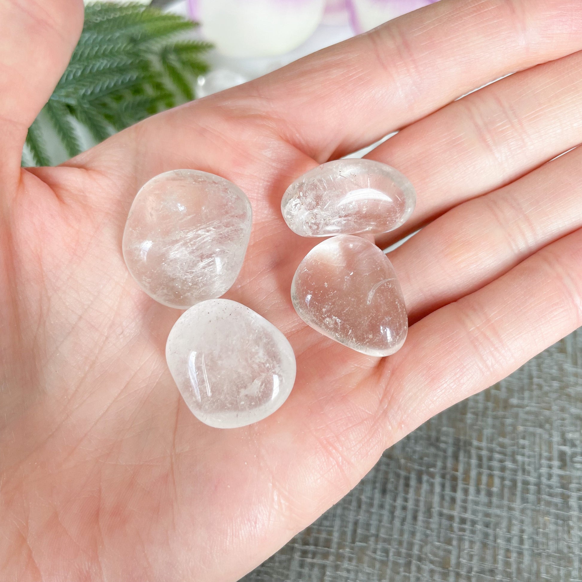 Clear Quartz Crystal SMALL Tumbled Stone