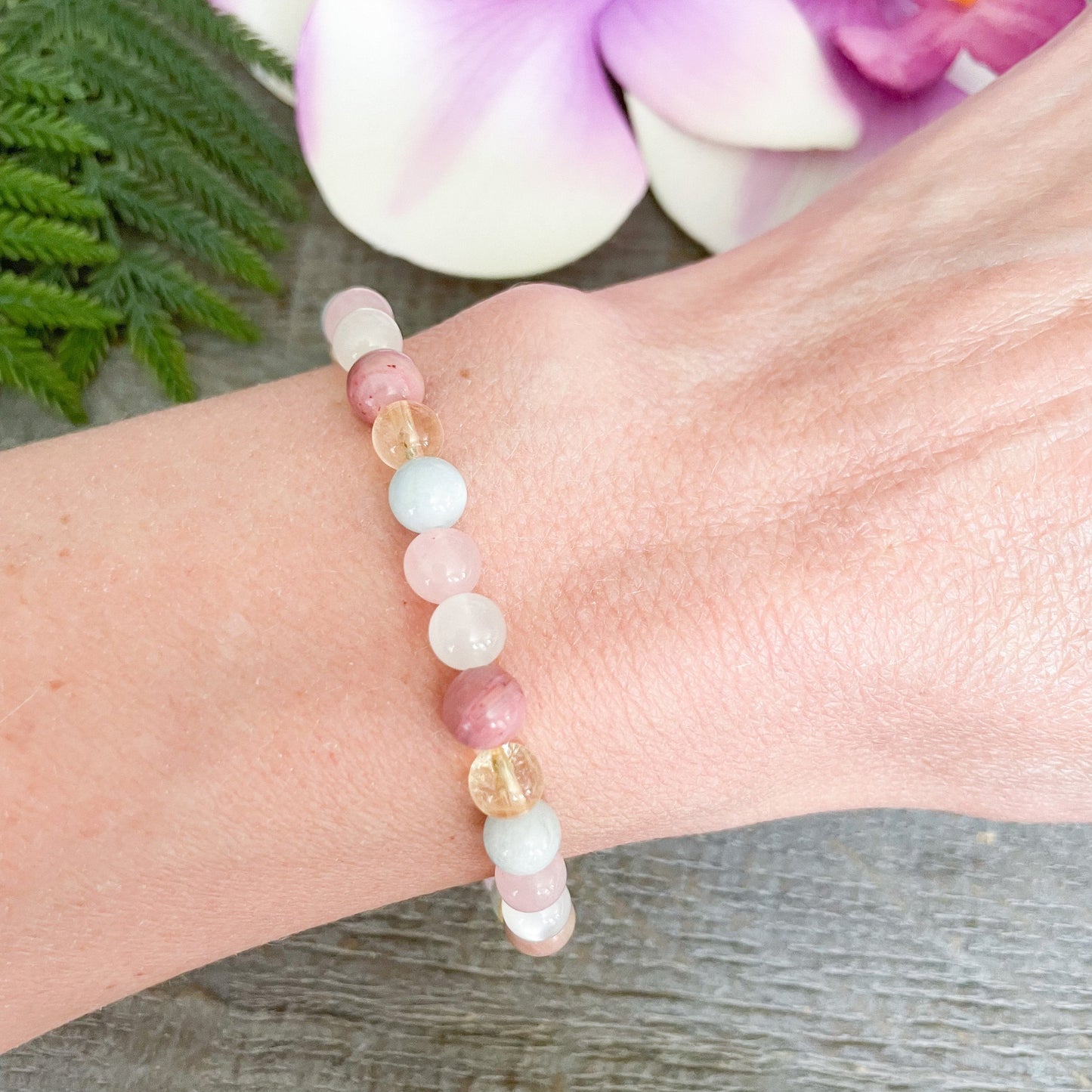 Healing Crystals Fertility Bracelet