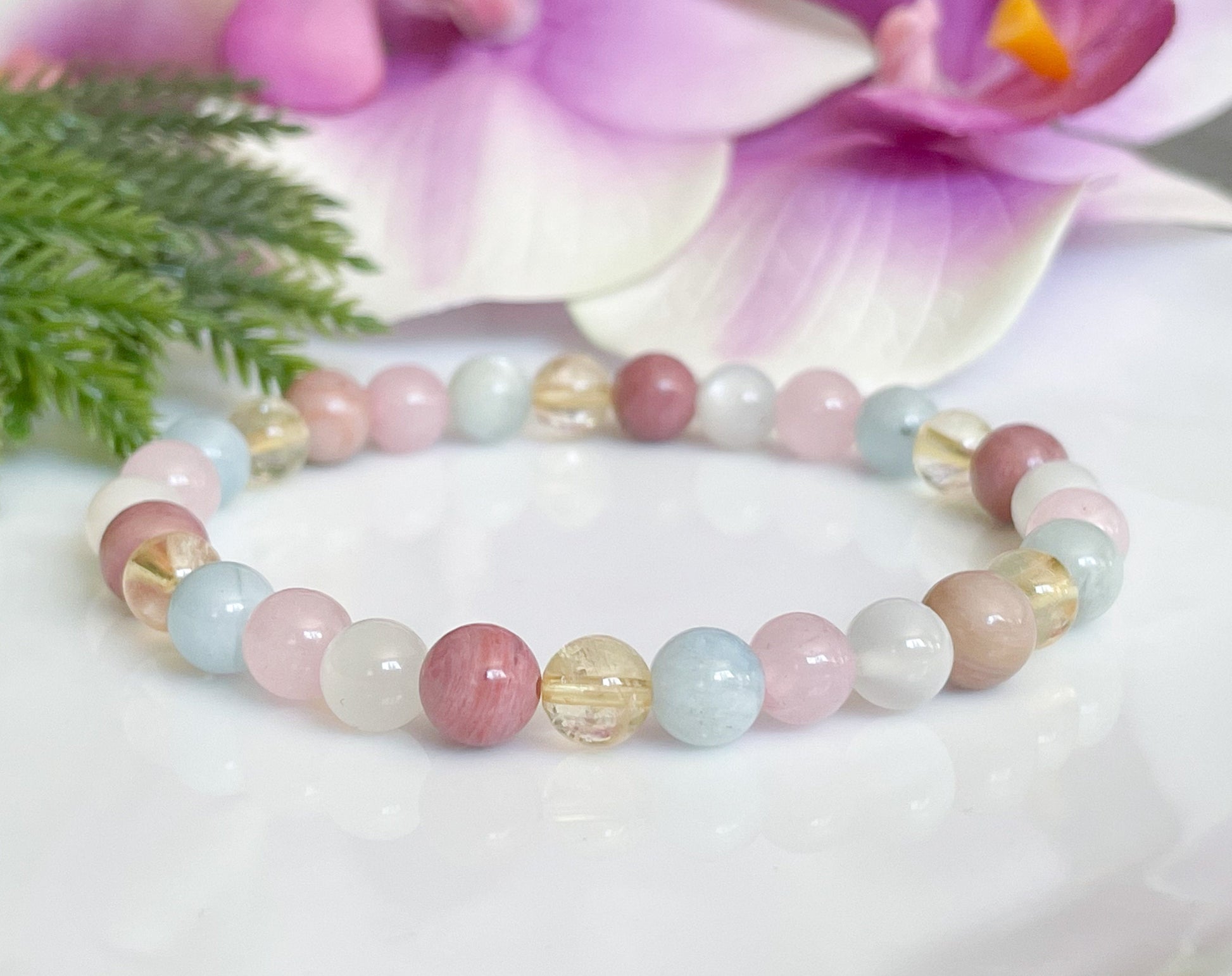 Healing Crystals Fertility Bracelet