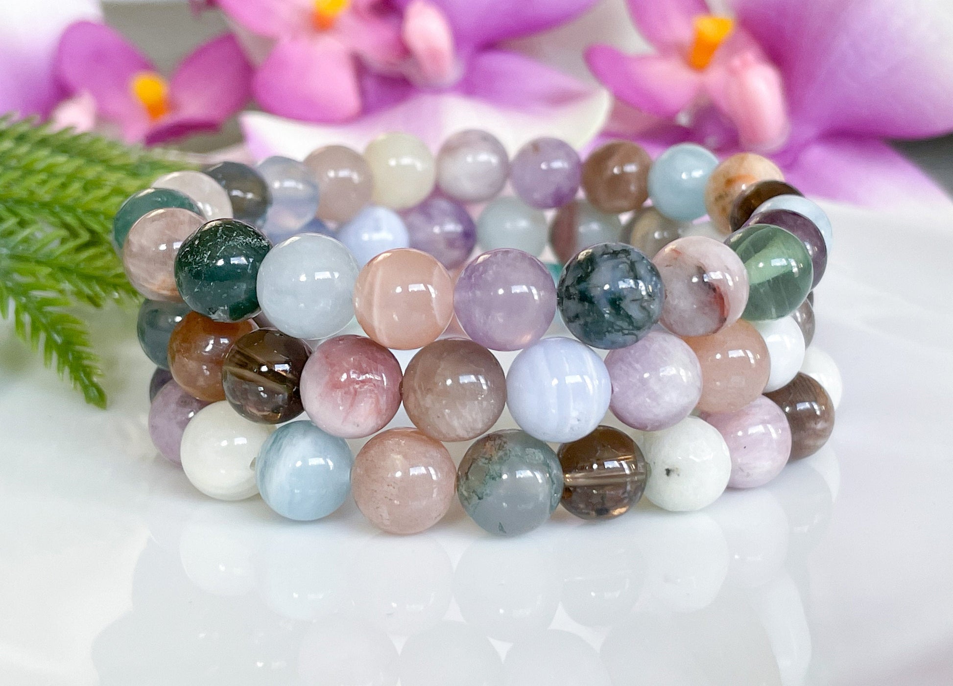 Imperfect Mixed Natural Gemstone Bracelet