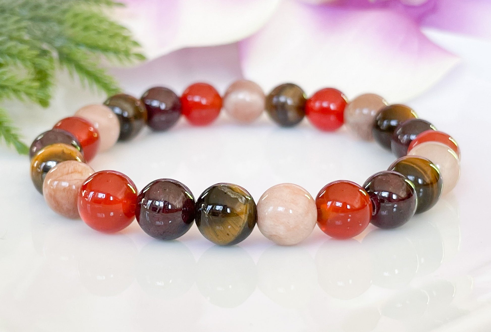 Leo Zodiac Gemstone Bracelet