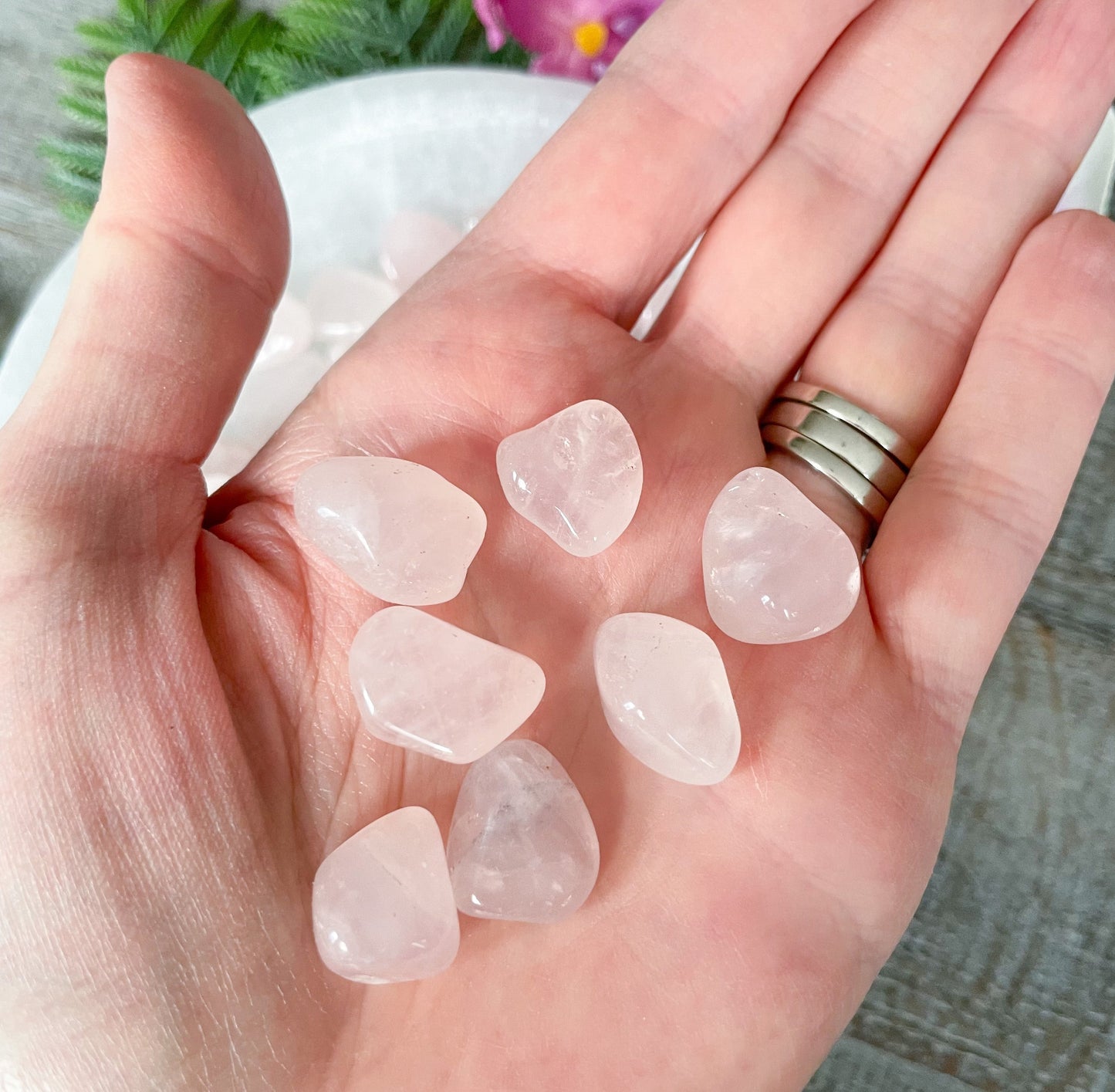 Rose Quartz X-SMALL Tumbled Stone