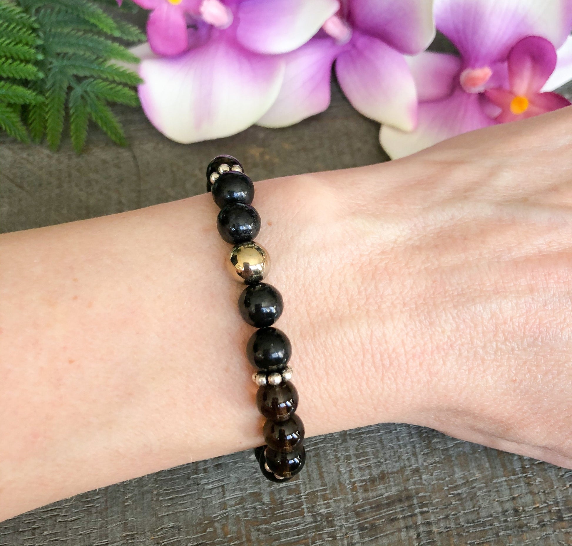 Shungite Bracelet for EMF Protection,