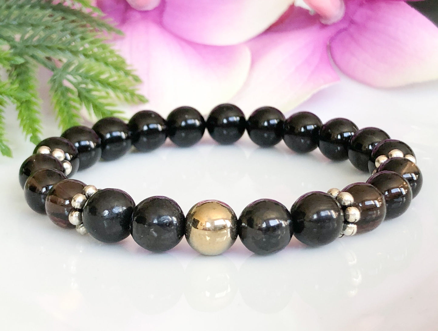 Shungite Bracelet for EMF Protection,